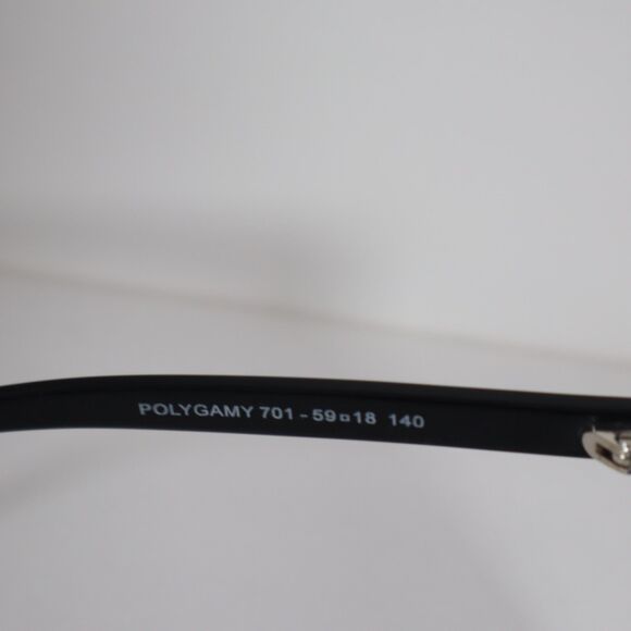Thierry Lasry Polygamy 701 Black/Silver Cat-Eye Sunglasses 59-18-140mm main image 6